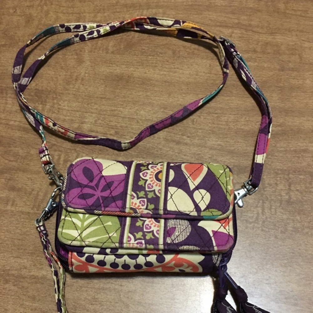 Vera Bradley3 in 1 crossbody‎ bag in purple